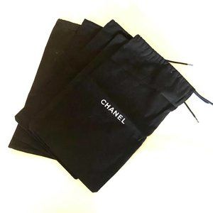 FIVE CHANEL Shoe Dust Bags